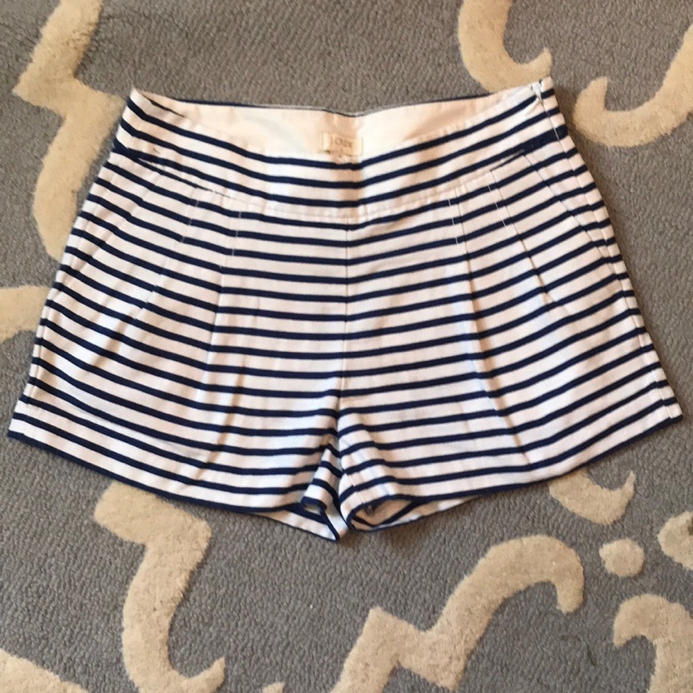 J Crew pleated shorts
